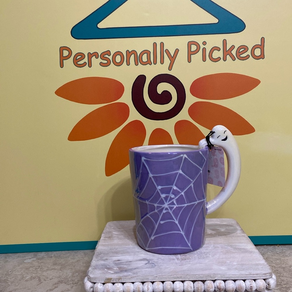 Happy Hauntings Spiderweb Mug